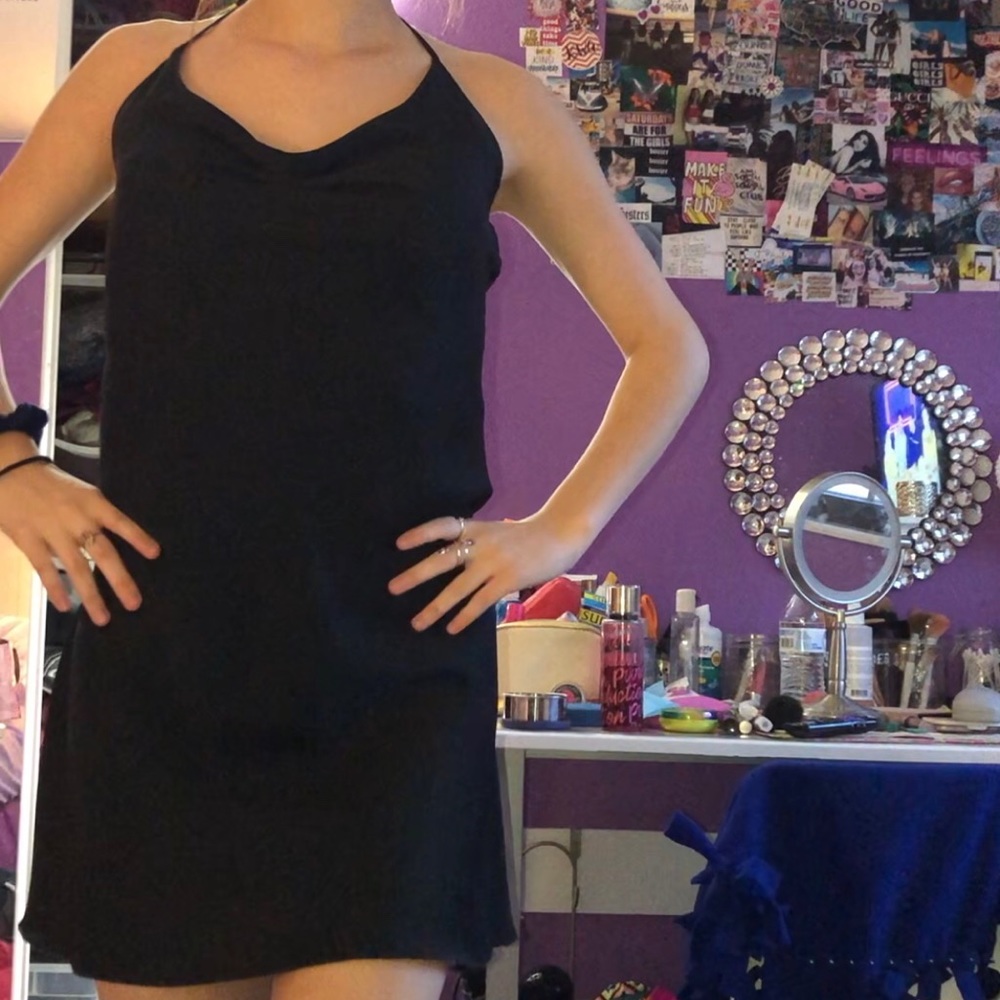 black dress emporio armani